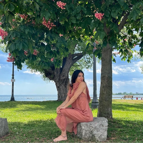 Tulum Cotton gauze handmade dress - Picture 3 of 4